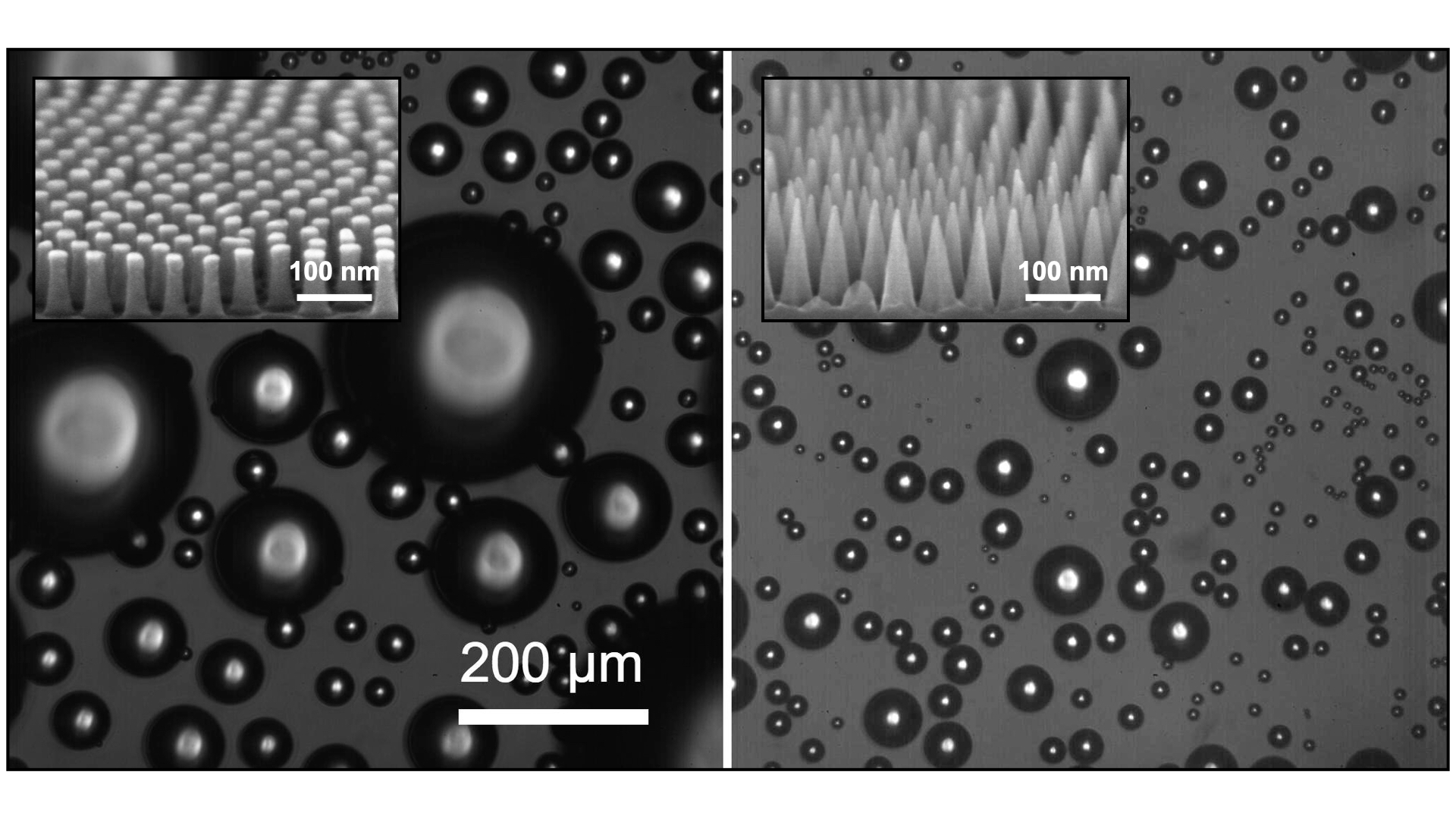Nanostructured metamaterials for antifogging